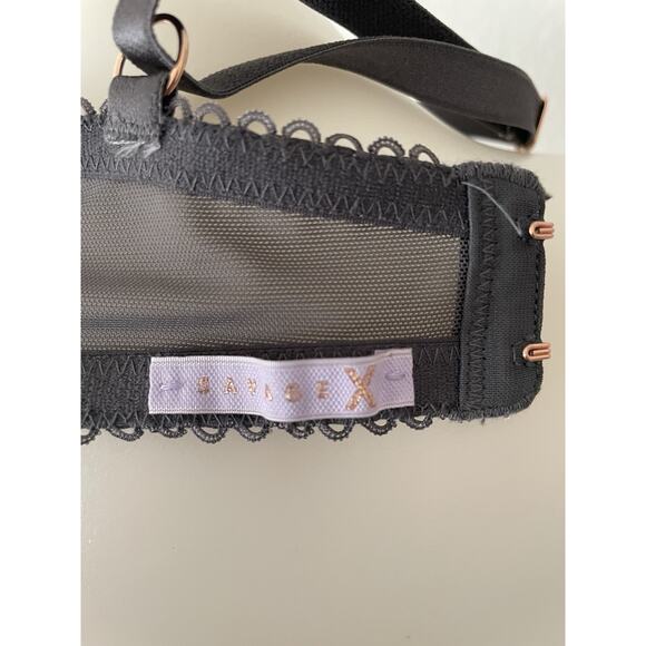 Savage x Fenty Bra Demi Cage Lace Living In the Clouds Lingerie - Picture 13 of 13